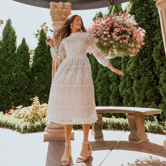 Ivy City Co Dresses & Skirts - Ivy City Co - Sicily Dress - Champagne
